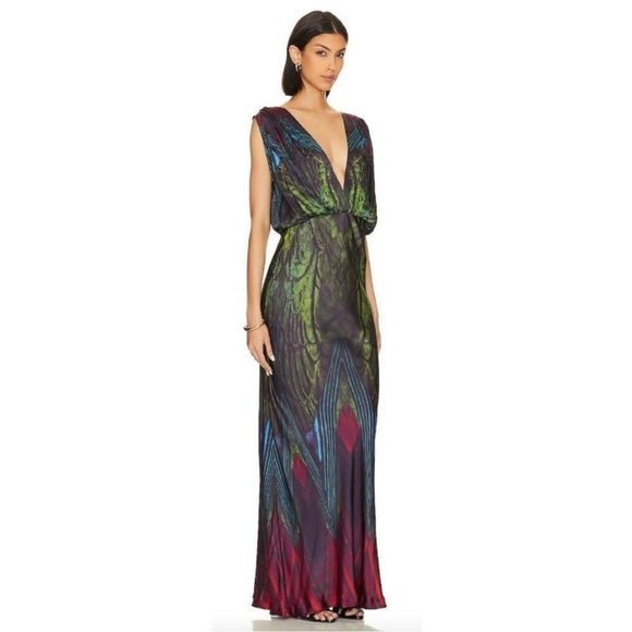 Mes Demoiselles Ilane Maxi Dress 12 NWT! $435 - Picture 4 of 13